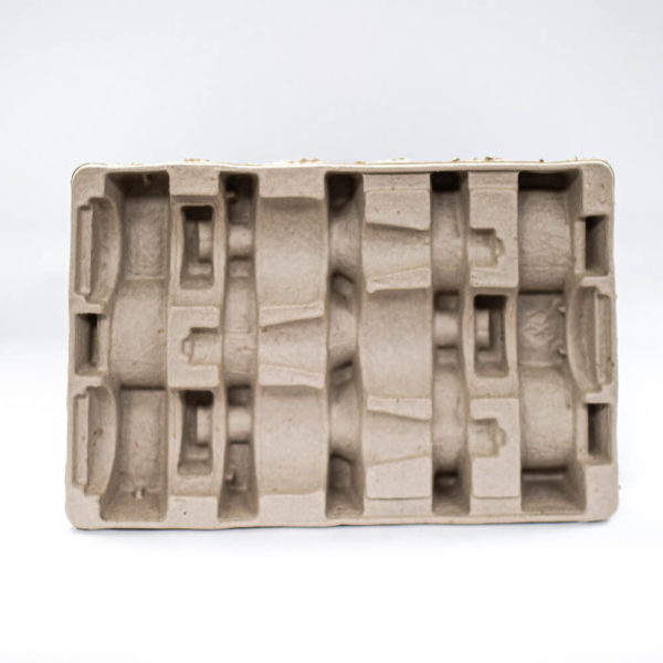 Molded Pulp Wine Shipper - Tray | 3 Bottle - Image 2