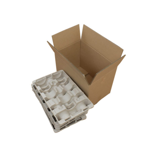 12 Bottle | Molded Pulp Wine Shipper Kit | 750 mL - Image 4