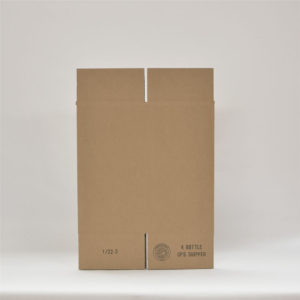 Ultimate Wine Cradleâ„¢ Shipper - Box Only | 4 Bottle