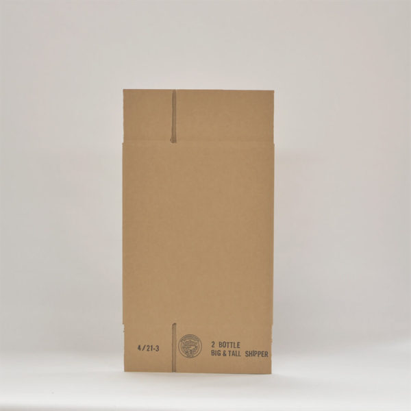 Big and Tall Wine Shipper - Box Only | 2 Bottle