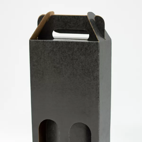 2 bottle Carrier | Charcoal Black | 750 mL - Image 3