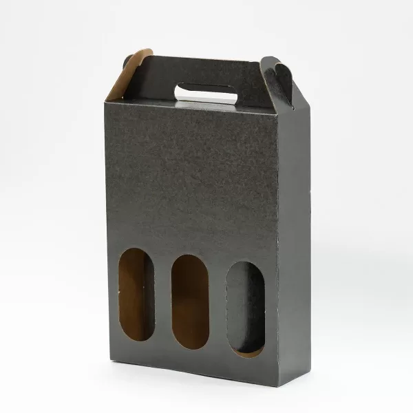 3 bottle | Carrier | Charcoal Black | 750 ml - Image 2