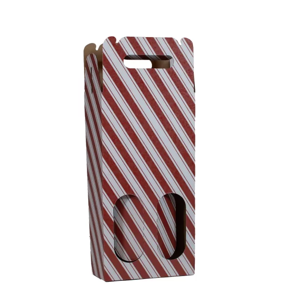 2 bottle Carrier | Red Stripes | 750 mL - Image 5