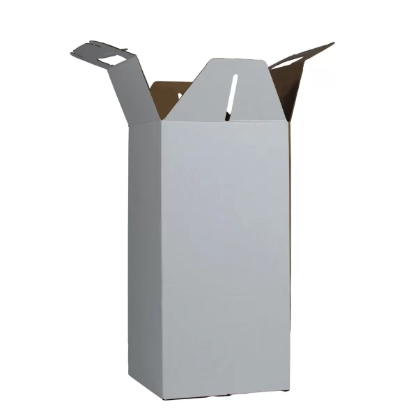 4 bottle Carrier | No Windows - White | 750 mL - Image 5