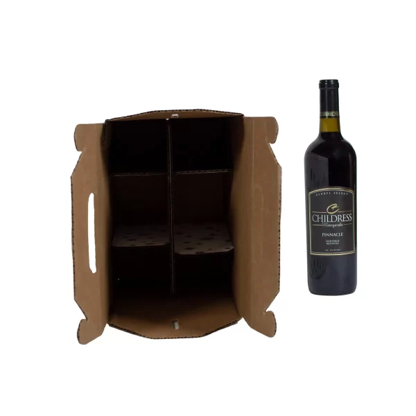 6 bottle | Carrier | Snowflakes | 750 mL - Image 2